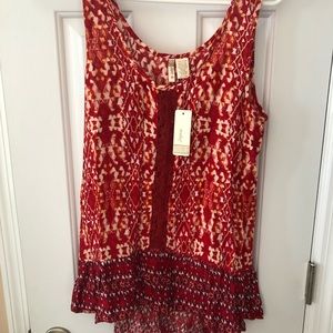 Boho tank size medium